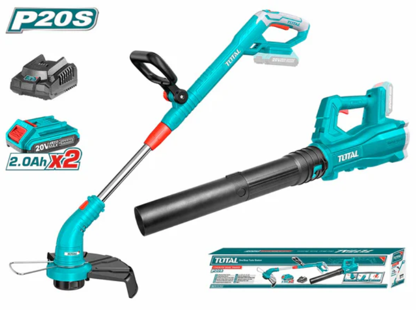 TOSLI23024-TOTAL 20V Cordless 2pcs combo kit Grass Trimmer